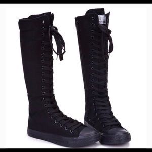 rare black xxhi-top converse